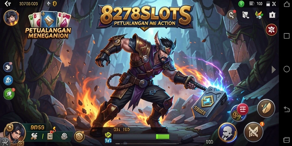 Tampilan gameplay menegangkan dari 8278SLOTS dengan grafis menarik.