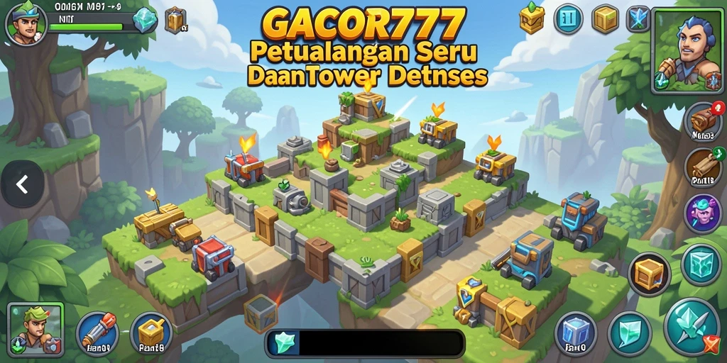 Gameplay GACOR777 yang mendebarkan dalam Tower Defense.