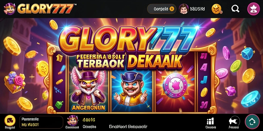 Tampilan gameplay yang menarik dari GLORY777 slot.