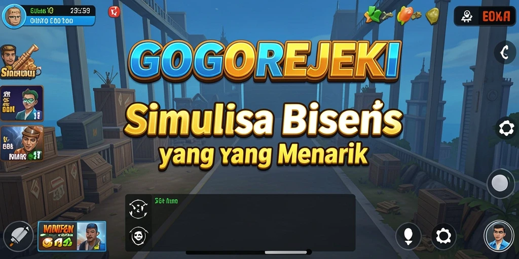 Gameplay menarik GOGOREJEKI menunjukkan simulasi bisnis yang seru.
