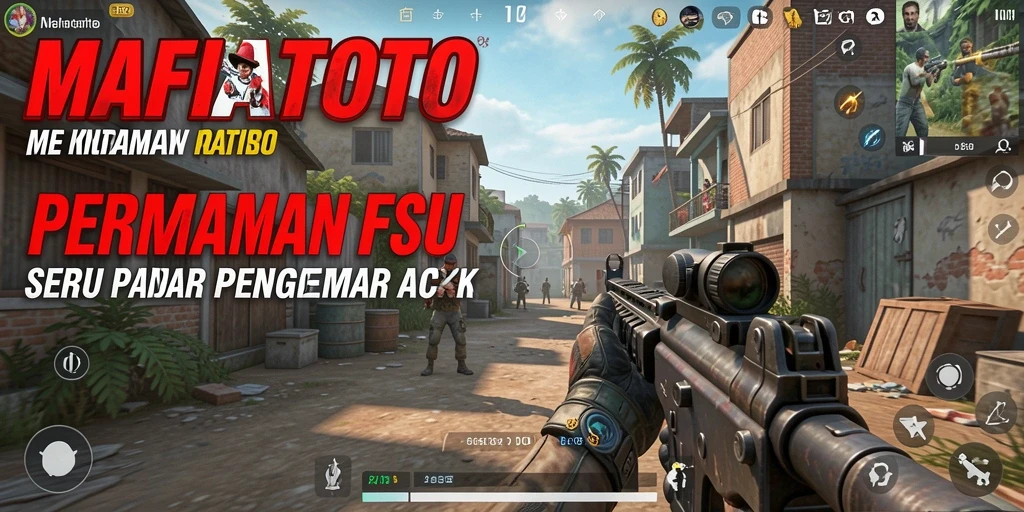 Tampilan gameplay FPS yang mendebarkan di MAFIATOTO.