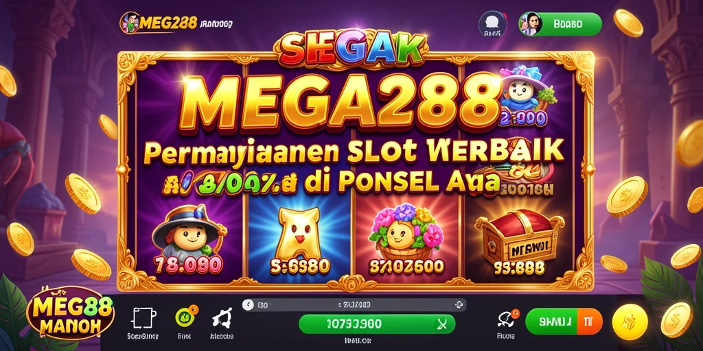 Tampilan gameplay MEGA288 yang menarik dan mendebarkan.