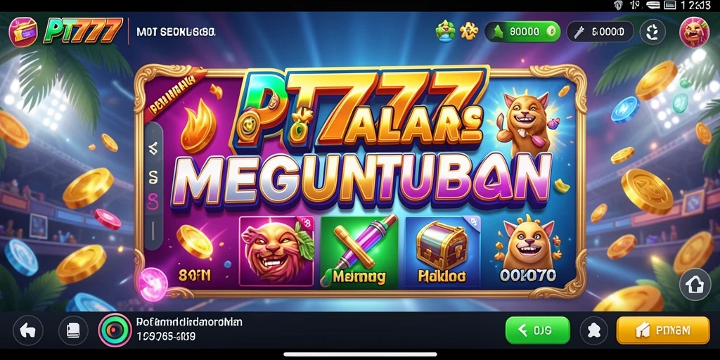 Tampilan gameplay slot yang dinamis dan menarik di PT777.