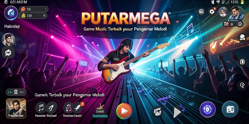 Tampilkan gameplay seru PUTARMEGA yang mengasyikkan.