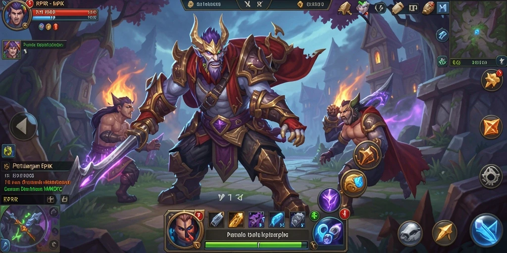 Tampilan gameplay RPRR yang mendebarkan dalam pertarungan epik.