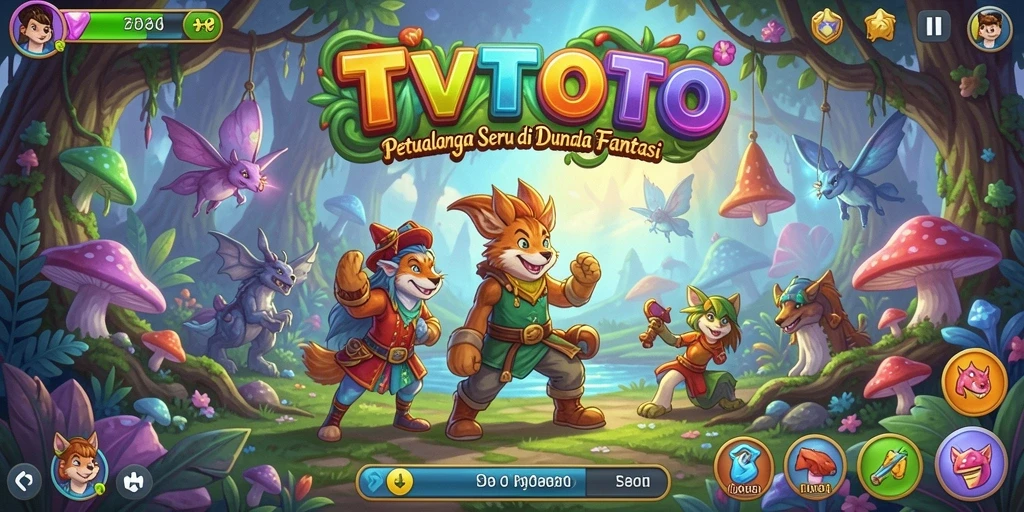 Tangkapan layar dari gameplay <strong>TVTOTO</strong> yang penuh aksi dan petualangan.